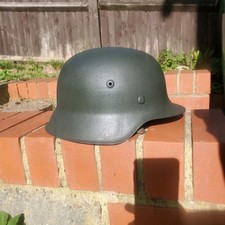 Ww2 German Original M42 Helmet Size 66 Large . Heer Refurbished Great Conditon