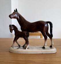 Vintage Ceramic Horse & Foal