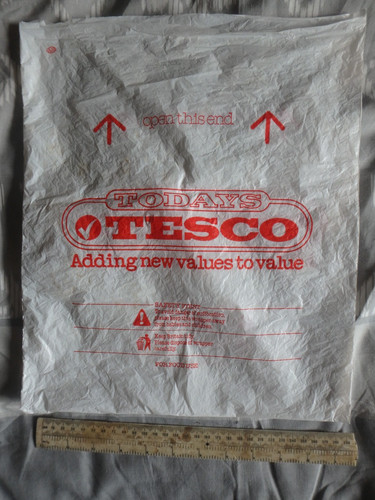 Vintage 1980 tesco carrier - 1980's,