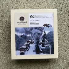 Wentworth Wooden Jigsaw puzzle Snow, Steam & Trees winter scene 250 pieces VGC