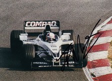 SIGNED JUAN PABLO MONTOYA WILLIAMS FW23 F1 2001 PHOTO FOTO AUTOGRAPH SIGNATURE