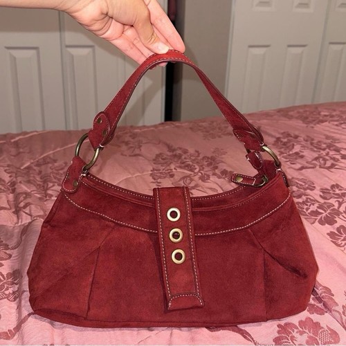 Y2k red maroon coach - coach, like