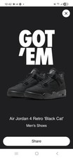 Nike Air Jordan 4 Black Cat