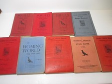 Vtg Racing Pigeon Books From