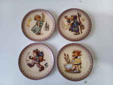 M I Hummel Goebel Sets of 4 Minature Plates - 1 - 4 In A Series Of 25