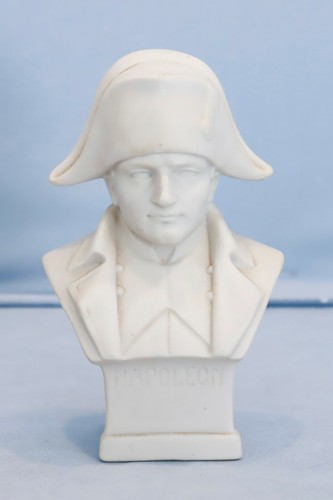 Antique white bisque porcelain - white,