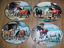 Set Of 4 Davenport Oval Horse
