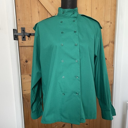 Vintage 80s polka dot blouse - 80s,