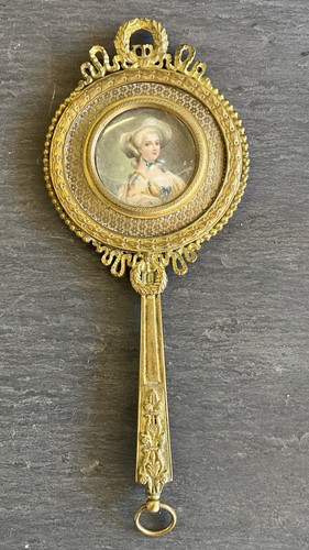 Antique miniature portrait - antique,