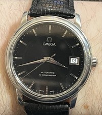 Vintage Omega De Ville "Prestige", Black Dial, Chronometer, Automatic, OG ~ 1986
