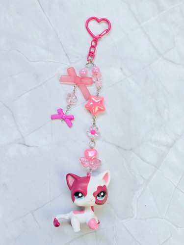Handmade lps keychain beaded - handmade,
