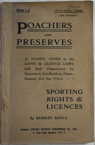 Poachers preserves a guide - preserves,