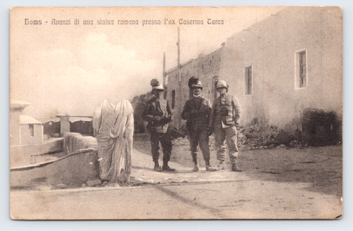C1911 homs libya postcard - c1911,