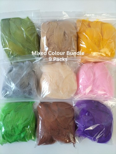 Marabou feathers bundle mixed - feathers,