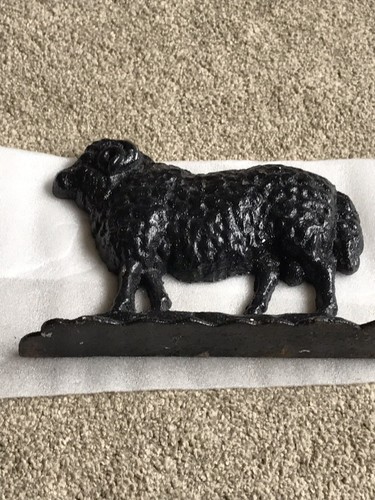 Antique vintage cast iron ram - vintage,