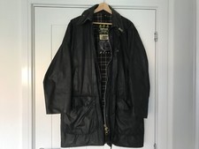 Barbour navy border wax jacket 40, good condition, hardly worn