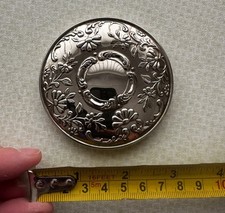 VINTAGE, possibly 1950s Gorham Sterling Silver Compact Mirror