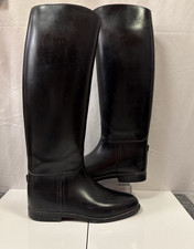 Aigle Black Tall Welly Boots UK 7
