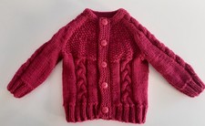 Hand Knitted Aran Cable