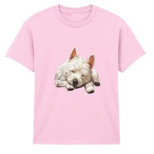 Sleeping Westie Puppy Dog