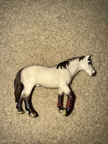 Schleich white horse with - horse,