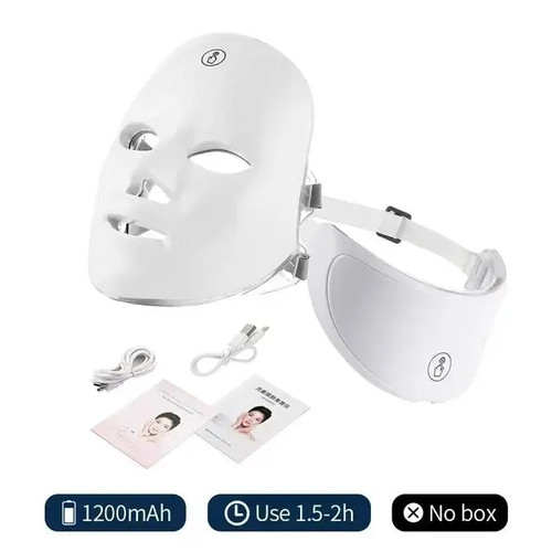 Led facial mask with neck - led,