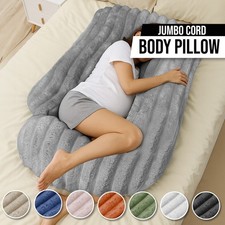 Ribbed Cord Body Pillow
