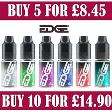 Edge E-liquid 50/50 Vape Juice 10ml 0mg Strength & Flavors - UK Made Genuine