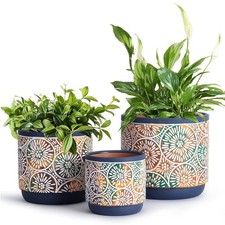3 Piece Ceramic Plant pots