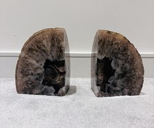 Gemstone Book Ends Brown Agate