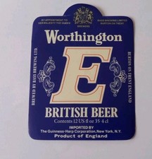 Worthington british beer - e,
