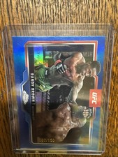 2025 Topps UFC Chrome Randy Brown Blue Refractor numbered 062/150 #23