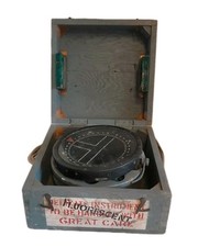 RAF Ww2 6A 1276 P4A Compass With Transit Case. Untested