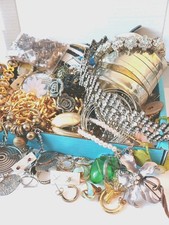 Job Lot Jewellery, Costume Jewellery, Vintage, Retro.  Spares, Repairs, Crafts.