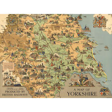 Map Clark 1949 Yorkshire