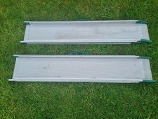 Stepless Disability Scooter Wheel Chair Telescopic Aluminium Ramps 2m