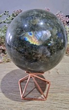 608g labradorite crystal - labradorite,
