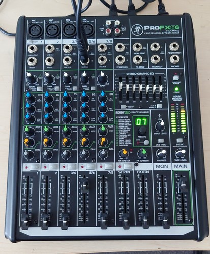Mackie profx8v2 channel - mackie,