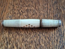 Antique bone needle case
