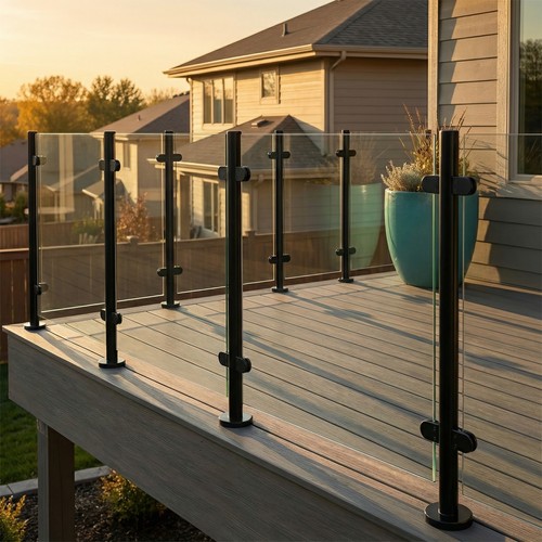 Balcony pool glass - pool,