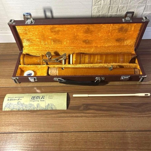 Zen wooden tenor recorder - zen-on,
