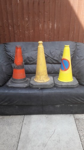 Road traffic cones - road,