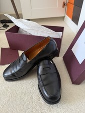 john Lobb loafers black size