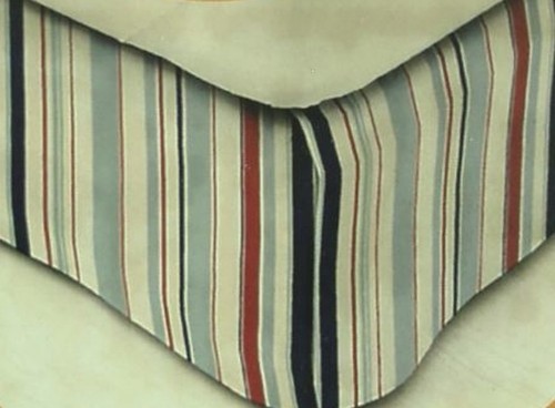 Blue red stripes full - red,