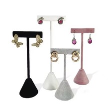T-Shape Velvet Earrings