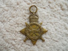 WW1 1914/15 STAR MEDAL TURTON K R RIF C