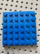 Lego Plate 6x6 Blue X 1 / PN