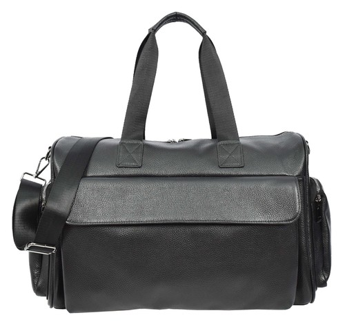 Real leather holdall - leather,