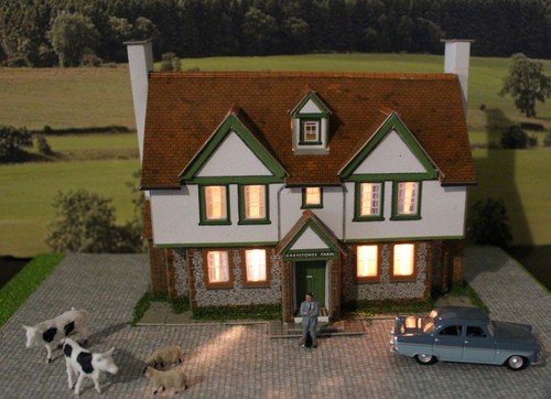 Farm house with lighting - farm, lighting,"00"