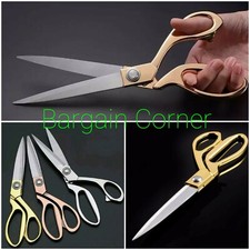 10.5" Large Sharp Cut Tailoring Scissor Sewing Cloth Leather Fabric Paper 1Pcs
